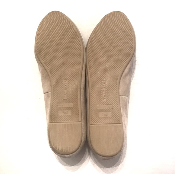 Talbots Cream Suede Shoes Size 5 - Picture 4 of 5